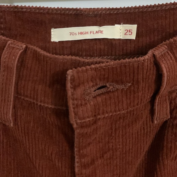 70s High rise flare corduroy. - Picture 3 of 9
